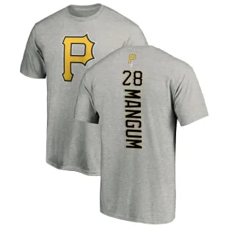 Men's Pittsburgh Pirates Jake Mangum Ash Backer T-Shirt