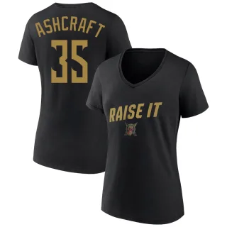 Women's Pittsburgh Pirates Braxton Ashcraft Black 2026 City Connect Team Phrase Script T-Shirt